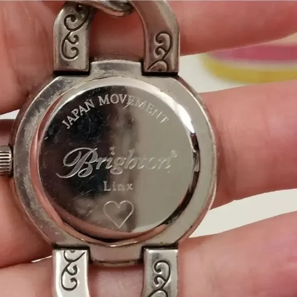 Brighton Linx scrolled‎ chain link watch